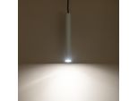 Lampada A Sospensione Tubolare Grigia / Cavo Nero Fourty M Nowodvorski 10902