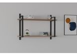 Skye Decor, Abat - Walnut, Mensola Da Parete, Noce, 100 % Pannello Di Legno Rivestito Di Melamina, 90 X 22 X 60 Cm