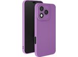 Avizar, Cover Honor 400 Lite In Silicone Liscio Protezione Fotocamera Nero, Viola