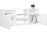 Syfax™ Mobile Porta Tv Con Luci Led Bianco 120X30X50 Cm