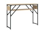 Syfax™ Tavolo Consolle Ripiano Rovere Sonoma 105X30X75Cm Multistrato