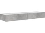 Syfax™ Mobili Porta Tv Con Luci Led 2 Pz Grigio Cemento 60X35X15,5 Cm