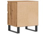 Syfax™ Comodino Rovere Artigianale 40X35X50 Cm In Legno Multistrato