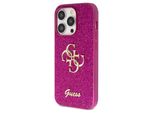 Guess Guhcp15Lhg4Sgu Iphone 15 Pro 6.1 Fioletowy/Purple Hardcase Glitter Script Big 4G