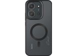 Avizar, Cover Per Redmi 15C Con Anello Magsafe Integrato, Nero Trasparente