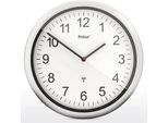 Mebus 19809 Orologio Da Parete Radiocontrollato Bianco/Argento