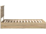 Syfax™ Letto Con Contenitore Con Testiera Rovere Sonoma 90 X 190 Cm
