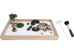 Set Da Giardino Di Sabbia Zen, Mini Meditazione Giapponese, Decorazione Da Tavolo, Accessori Per L'ufficio Di Casa