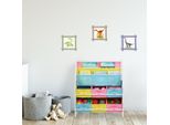 Libreria Per Bambini Con 6 Contenitori In Tessuto