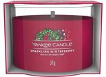 Yankee Candle Mini Candela Profumata In Barattolo, Sparkling Winterberry, 37 G