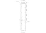 Vicco Frontale Cucina R-Line, 29.6 X 196 Cm Frontale Del Mobile Per Mobile Alto Estraibile, Rovere Artigianale/Rovere Artigianale