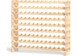 Portabottiglie In Legno, Impilabile, Contiene 108 Bottiglie