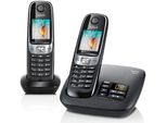 Schnurlostelefon duo dect anthrazit mit anrufbeantworter Gigaset GIGACL660ADUO
