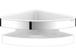 Keuco Collection Moll Cestino Doccia Angolare Cromo/Bianco - 12757010000