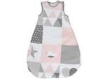 Sacco Nanna Roba "Happy Patch Rosa"", 90 Cm, Per Tutte Le Stagioni, In Cotone Traspirante, Unisex"
