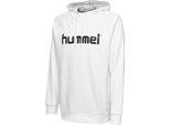 Hummel Hmlgo Cotone Logo Felpa Con Cappuccio Bianco Bianco M