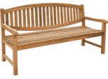 Panchina Da Giardino In Teak Teako Design Bergamo - Resistente Agli Agenti Atmosferici, Solida E Di Facile Manutenzione - Disponibile In 3 Larghezze (180 Cm)