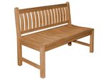Teako Design Panchina Da Giardino In Teak Arezzo Di Alta Qualità - Panchina In Legno Massiccio Resistente Alle Intemperie Ed Elegante (120 Cm)