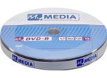 1X10 Mymedia DVD-R 4,7GB 16X Speed Matt Silver Wrap