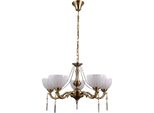 Lampadario Italux Baxio Led Stilizzato Bianco MD38445-5