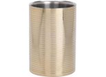 Koopman International Refrigeratore Per Bottiglie Di Vino, Acciaio Inossidabile, 12X17,5 Cm, Oro