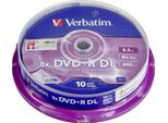 Verbatim Dvd+R(10-Pack) Double Layer/8X/8.5Gb/Spindle