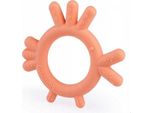 Giligums Baby Teether In Silicone Chicken Teether, 3M+, Albicocca, 1 Pz