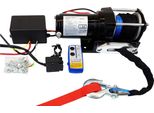 Berger U. SchröTer Verricello Professionale A Fune 12 V, 2700 Kg Corda Sintetica