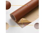 Inf Toppa Di Riparazione Autoadesiva In Pelle Artificiale 50X138 Cm Marrone Chiaro
