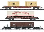 Trix 18702 N Set Di 3 Carri Container Della Db