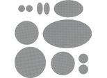 Inf Toppe Di Riparazione Autoadesive E Impermeabili 11 Pz Grigio
