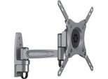 Supporto A Parete Per Tv Con Braccio Flessibile A 360°, Multibrackets MB-3251 , Diagonale 15'-32"(38Cm-81Cm), Max.15Kg, Argento, Laccato"