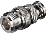 Goobay N Kupplung Auf Bnc Stecker Mit Goldpin (Bulk)