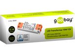 Goobay 30005 Trasformatore Led 12 V (DC)/15 W, 15 W, Bianco-Arancio - 12 V Dc Per Led Fino A 15 W Di Carico Totale