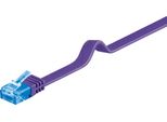 Goobay Cavo Patch Piatto Cat 6A U/Utp Viola 0,5 M