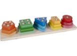 Tavola A Pioli Blocchi Impilabili Attività Motoria Giocattolo Educativo Gioco Di Ordinamento Delle Forme 22492