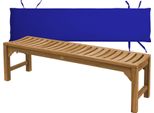 Panchina Da Giardino Teako Design In Teak Ferrara - Solida, Resistente Agli Agenti Atmosferici Ed Esclusiva (150 Cm, Blu)