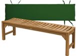 Panchina Da Giardino Teako Design Ferrara - Solida, Resistente Agli Agenti Atmosferici Ed Esclusiva (150 Cm, Verde)