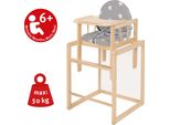 Roba Seggiolone Combinato In Legno Little Stars, Naturale