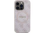 Guess Guhmp14Xg4Gfrp Iphone 14 Pro Max6.7 RóżOwy/Rosa Custodia Rigida 4G Collection In Pelle Metallo Logo Magsafe