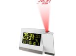 Wt 549 - Sveglia A Proiezione Con Orologio Radiocomandato DCF-77, Indicazione Dell'ora 12/24H, Data E Giorno Della Settimana E Indicazione Della Temperatura