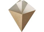 Papstar 86778 Papstar Cono Per Patatine Fritte "Pure"", Dimensioni: 165 X 195 Mm"