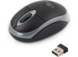 Mouse Ottico Wireless 2.4Ghz Titanum 3D Usb Vulturee Nero/Grigio