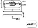 Seitenmark.Leuchte Led Valuefit 24 V