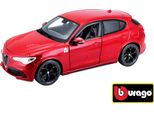 Bburago 1:24 Alfa Romeo Stelvio Rosso 18-21086R