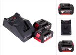 Bosch 1600A019S0 Bosch 2X 4.0Ah + Gal 18V-40 Akku
