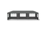 Yuenfong Gazebo Da Giardino 3X9M Tenda Da Giardino Tenda Da Festa Padiglione Impermeabile Costruzione In Acciaio (Grigio Scuro, 8 Pareti Laterali)