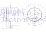 2X Disco Freno Delphi BG4152 Per MERCEDES-BENZ Classe C Modello T (S204)