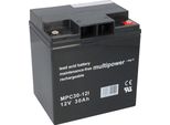 Batteria Multipower MPC30-12I Agm - 12V, 30Ah, A Prova Di Ciclo