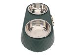 Doppie Ciotole Per Animali Domestici, Doppie Ciotole Per Animali Domestici, Ciotole Per Acqua Per Cani, Ciotole Per Acqua Per Gatti In Acciaio Inox, Ciotole Per Animali Domestici Con Supporto, Ciotole Per Animali Domestici